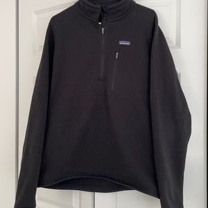 Patagonia men’s black better sweater pullover XL